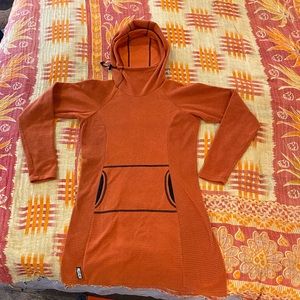 Rust Melanzana Hoodie Dress